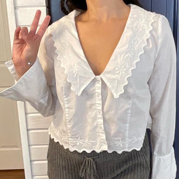 Free People button up/down top - Picture 6 of 6